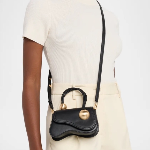 Cult Gaia Kazia Nano Leather Top Handle Bag - Picture 2 of 7